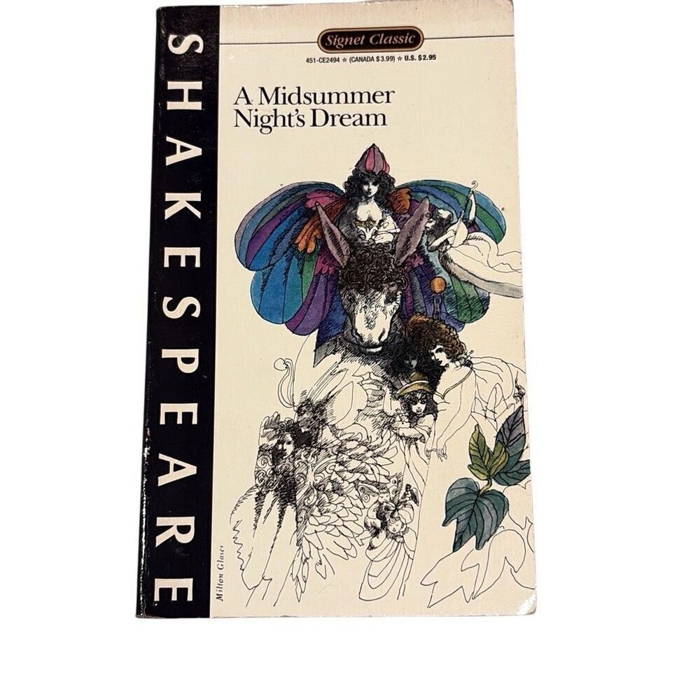 A Midsummer Night's Dream The‎ Signet Classic Shakespeare 1963 Paperback Book